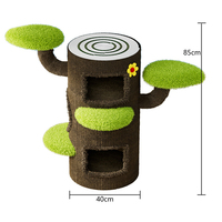 Rascador para Gatos de Sisal Multicapa Moderno de Alta Calidad, Torre para Gatos Moderna con Poste Rascador, Marco para Trepar