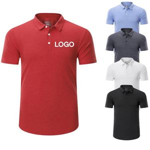 Vente en gros de t-shirts de sport pour hommes, polos de golf personnalisés avec logo, respirants, broderie, impression, design multicolore, 2024 - Product Image 1