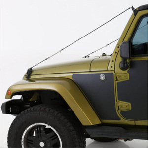 Pare-soleil de fenêtre de voiture Jk Jl en acier inoxydable, installation facile, style sport, protection de pare-brise avant - Product Image 5
