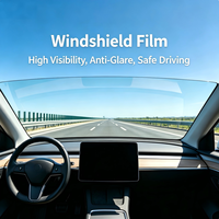 Film teinté pour vitres de voiture en PET - Protection UV 99% IR 90% - Protection de la vie privée - Installation facile - Épaisseur 2-4 mil - Garantie 5-10 ans