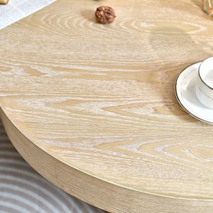 Mesa de Centro de Madera Natural Estilo Europeo INNOVA, Mueble de Salón con Tres Patas Extensibles, Decorativa, Estilo Antiguo para el Hogar - Product Image 5