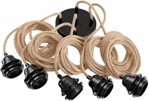 Fil électrique rétro, câble d'alimentation, fil torsadé en corde de chanvre pour lampes DIY - Product Image 6
