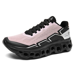 Oneslon Factory Wholesale Custom Logo New Designer Fly Knit Lace Up Sports Shoes Zapatillas Men's Casual Sneakers - Product Image 4