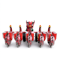 Semoir et fertiliseur multi-rangs à essence avec espacement réglable des rangs de 40 à 70 cm pour la plantation de précision du soja et du maïs