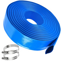 Tuyau d'arrosage flexible en PVC et fibre de verre, haute pression, ignifuge, résistant à l'usure et anti-explosion, 6 mm, pour jardin et aménagement paysager