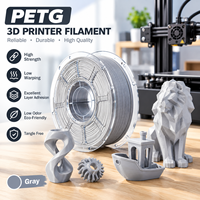 Filamen MEIJIMEI PETG Diameter 1.75mm Suhu Cetak 240C/250C 1kg/5kg Printer 3D FDM Buatan Guangdong