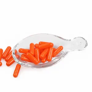 Capsule vuote di gelatina colorate e trasparenti capsule rigide medicinali gusci
