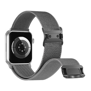 สายนาฬิกาไนลอนยืดหยุ่น Upro พร้อมหัวเข็มขัดแม่เหล็กสำหรับ Apple Watch ขนาด 18 มม. 20 มม. 22 มม. สายรัดแบบยืดได้สำหรับ Fitbit Versa 2 3 4 - Product Image 4