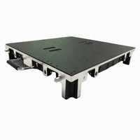 Layar LED Lantai Tetap Luar Ruangan P3.91 IP65 Lapisan GOB 500x500mm Layar Ubin LED Tahan Air untuk Jalan Plaza