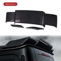 MAISALUN Aileron arrière double pont en fibre de carbone pour Benz G Class G63 G500 W463A W464 Carbon Black B Style Upgrade