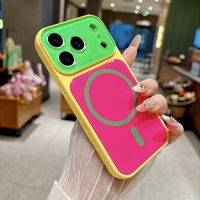 Casing Magnetik Fashion untuk iPhone 17 17 Pro 17 Promax, Casing Pengisian Daya Nirkabel Warna-warni untuk iPhone 14 15 Pro 16 Pro 16Promax