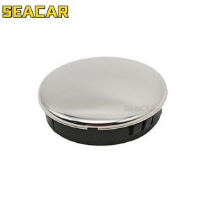Seacar Stainless Steel 304 <b>Steering</b> <b>Wheel</b> Hub Cap Black <b>Pc</b> Boat Hardware Accessory - Product Image 1