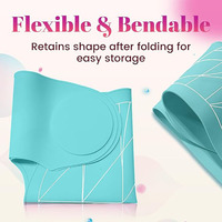 Cape de coiffure imperméable en silicone de qualité supérieure, écologique, pour la coloration et la coupe des cheveux, avec logo