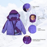 Veste imperméable et respirante pour enfants, veste légère pour l'extérieur avec capuche amovible, plusieurs poches, vente en gros, fournisseur OEM personnalisé