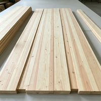 Tablas de Madera Maciza de Cryptomeria China, Tablas de Madera Maciza con Cantos Encolados, Tablas para Ataúdes