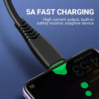 Câble de charge USB en silicone de 1 m pour iPhone, câble de type C, Micro V8, téléphone Android, câble de charge USB