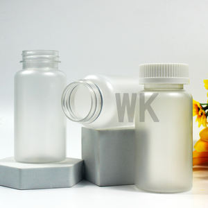 ขวดยาพลาสติกสำหรับสัตว์เลี้ยงแบบฝ้าพร้อมฝาเกลียวภาชนะบรรจุอาหารเสริมวิตามินแบบเม็ดเปล่าสินค้าใหม่2026เปิดตัว - Product Image 1