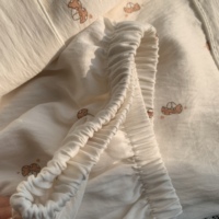 Vêtements de nuit pour femmes en gaze 100 % coton, toutes saisons, avec coussinet, nouvelle couleur, vêtements d'intérieur, vente en gros disponible