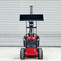 Mini-chargeuse compacte chenillée chinoise avec moteur EPA, roulements robustes, pour entrepôt et usage agricole, livraison gratuite
