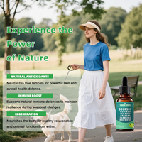Vente en gros de gouttes liquides de corossol pur naturel de 60 ml, huile de corossol, compléments alimentaires de corossol pour le système immunitaire