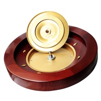 Roulette en bois de luxe professionnelle de 18 pouces de diamètre pour adultes, jeu de table de casino