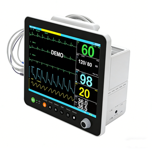 จอภาพ LCD คุณภาพสูงขนาด 15 นิ้ว สำหรับสัตวแพทย์ ใช้ในห้องไอซียู อุปกรณ์ตรวจสอบสัญญาณชีพสัตว์ - Product Image 2