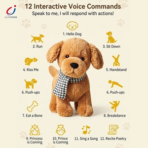 Chengji Interactive Smart Plush Intelligence Voice Doll Dog Cartoon Multifunctional Education Voice Control Electronic Dog Toy - Product Image 2