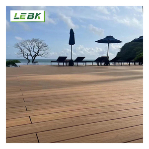 Platelage Bicolore Creux Coiffé en Composite Bois-Plastique WPC, Résistant aux UV, <span class=keywords><strong>Étanche</strong></span>, Haute Brillance, Durable, 140*23mm - Product Image 3