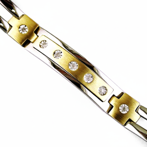 Nueva pulsera de diamantes de corte redondo Real 0.70TCW de moda en oro multitono de 10K para regalo de fiesta de aniversario de boda de compromiso - Product Image 2