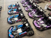 Go-Kart Eléctrico de Carreras, con Potente Motor y Chasis Resistente para Parques de Diversiones