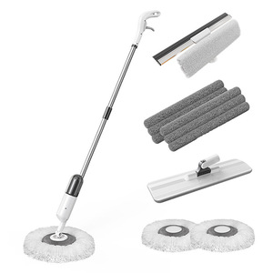 Spray <b>Mop</b> <b>Microfiber</b> Hook And Loop Fastener For Wooden <b>Floors</b> Manual Operation White P1 All In One - Product Image 5