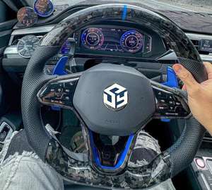 Volant <span class=keywords><strong>sport</strong></span> en cuir avec palettes de commande pour Volkswagen R <span class=keywords><strong>Line</strong></span> Golf Lingdu Magotan Sagitar Lavida Bora Pa - Product Image 3