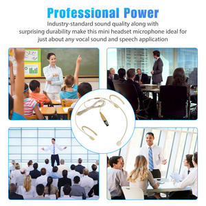 Mini XLR 3 Pin Beige Headset <strong>Microphone</strong> for AKG <strong>Samson</strong> Transmitter System - Product Image 5