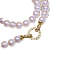 S925 argent Sterling rond perle collier Bracelet fermoirs pour la fabrication de bijoux boucle terminée crochet bijoux à bricoler soi-même accessoires fournisseur