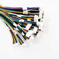 Rangkaian Kabel Kustom JST PH XH GH SH 2 3 4 5 6 7 8 Pin Konektor Perakitan Kabel Harness