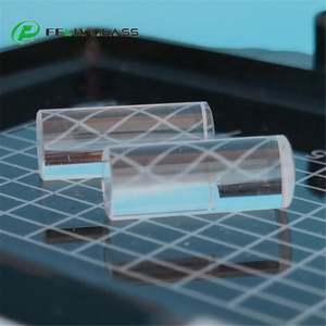 Cuarzo de sílice fundido UV FELIX JGS1, cristal de zafiro, tamaño personalizado, superficie lateral pulida, lente óptica en forma de varilla - Product Image 2