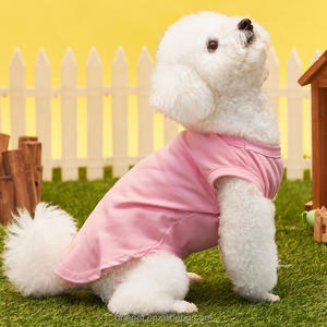 Camiseta de Verano para Perros, de Algodón, Transpirable, de Color Sólido, Talla XXL, Material de Poliéster, para Suministros para Mascotas, Venta al Por Mayor - Product Image 3