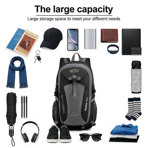 Sac à dos de randonnée pliable multi-styles en stock, personnalisable avec logo, sac à dos tactique de sport anti-odeur pour la gym - Product Image 2
