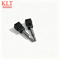 Fraise à queue carrée KLT Metric à 3 cannelures, outil de fraisage CNC pour plastiques HRC 55