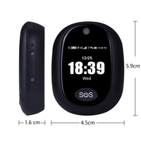 V45 Mini Rastreador GPS Portátil 4G para Niños, Resistente al Agua IP67, Rastreadores GPS Personales, Llamada Bidireccional, Botón SOS, Dispositivo de Rastreo GPS para Personas Mayores