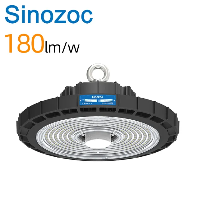 Factory pricing 150W 100W 200W 120LM/W aluminum alloy led high bay warehouse lighting fixtures anti glare led high bay light