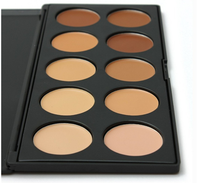 Palette de correcteur de teint en gros, marque privée, 10 couleurs, palette de contouring, correcteur de teint pour le visage, sans cruauté