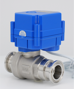 Industrial 2-Way Motorized <strong>Ball</strong> <strong>Valve</strong>, Gas <strong>Ball</strong> <strong>Valve</strong>, 304/316L Brass IP67 Low Current 12V 24V 220V AC DC OEM CE - Product Image 2