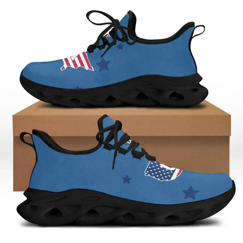 أعلام البلاد تصاميم مصنع الجملة موك 1 أزواج حذاء مصنوع حسب الطلب الأزياء المشي نمط رياضية للبيع رجل منخفضة التكلفة