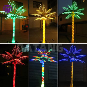Tropical Waterproof <b>LED</b> Coconut <b>Tree</b> <b>Light</b> Illuminated Decorative Landscape for Park Resort Street Festival Display for Sale - Product Image 6