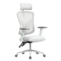 Chaise de bureau ergonomique réglable en maille, pivotante et moderne, pour la maison, le bureau, l'atelier et l'usage commercial