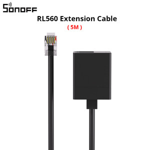 SONOFF TH Elite/Origin <span class=keywords><strong>Sensor</strong></span> THS01 WTS01 5M Cable de extensión RL560 Detector de temperatura de humedad Monitor - Product Image 3