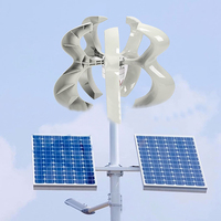 Meilleure vente 100W 200W 300W 500W personnalisation RV éolienne à axe vertical pour l'éclairage public de l'éolienne de type lanterne