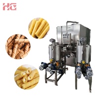 HG PLC automático de acero inoxidable multifunción oblea rollo maquinaria alto estándar pequeña industria máquina nueva