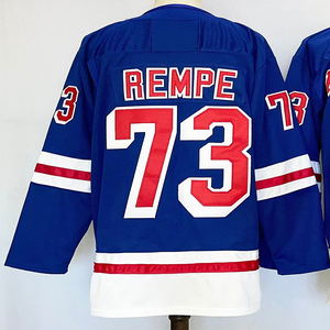 Maillots de hockey cousus pour hommes Igor Shesterkin <span class=keywords><strong>Chris</strong></span> Kreider Mika Zibanejad Matt Rempe Alexis Lafreniere Artemi Panarin Adam Fox - Product Image 3